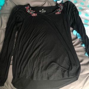 Black Soft and Sexy Flowy top